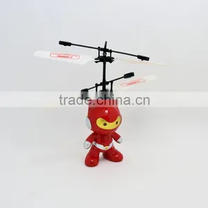 2015 Infrared RC Inducing Hot Selling Mini RC Helicopter rc Infrared Robot Flying Spaceman rc Toys thumbnail-2