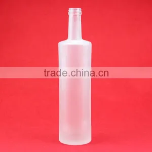 High Quality Frosted Glass Bottle Tequila Glass Bottle Fancy Glass Bottle thumbnail-3