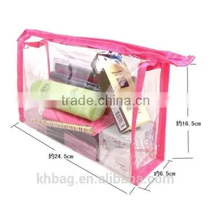 Wholesale Gift Beautiful Promotional Custom Travel Transparent Gift Cosmetic Bag thumbnail-4