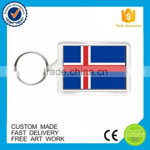 Eco-friendly Canada Souvenir Clear Plastic Acrylic Keychain Custom thumbnail-5