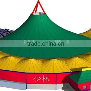 Tensile Fabric Architecture Design for Archaize Building Like Shaolin Temple in Beijing Chaoyang Park thumbnail-4