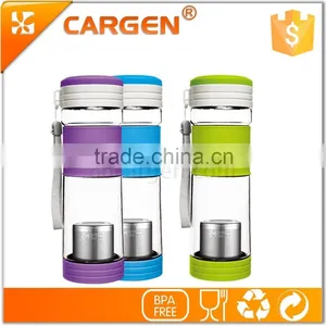 Portable Insulated Belt Plastic Tea Strainer Water Bottle thumbnail-1