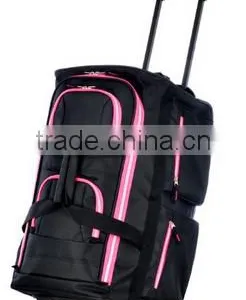 Large Capacity Portable Trolley Bag Canvas Bag thumbnail-5
