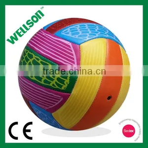 4C Printed PVC Foamed Volleyball thumbnail-3