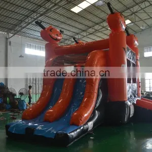 Hot Selling Outdoor Kid's Playing Combo Inflatable Halloween Combo Bouncer thumbnail-6