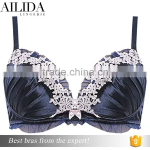 Hot Girls Applique Hot Selling Adjustment Beautiful Bra Sexy Bra thumbnail-6