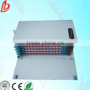 96 Cores Rack Mounted Fiber Optic ODF Patch Panel,ODF Optical Distribution Box thumbnail-3