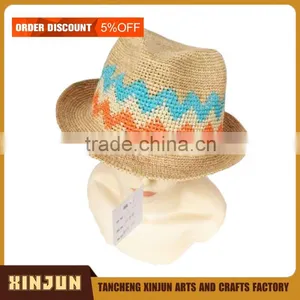 NEW STYLE RAFFIA PANAMA STRAW HAT thumbnail-2