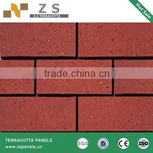 Ventilated Wall Facades Terracotta Panel Clay Tiles Clay Tile Paving Tile Paving Paenl thumbnail-1