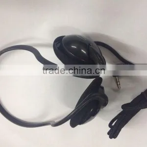 Cheap Good Quality Disposable Neckband Headphone With Braided Wire thumbnail-4