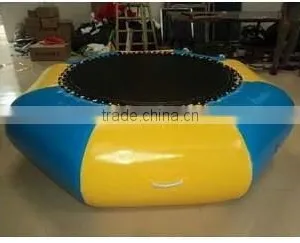 0.6mm PVC Tarpaulin Inflatable Trampoline Funny Inflatable Water Toys Trampolines thumbnail-1