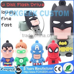 Custom USB Flash Drive Popular Cartoon Super Heroes Usb Flash Drive Pendrive,Wholesale Full Capacity Minions Memory Stick Bulk thumbnail-1