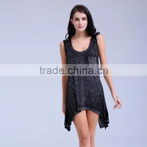 New Arrival Polyester Cotton Burnout Tank Top thumbnail-1