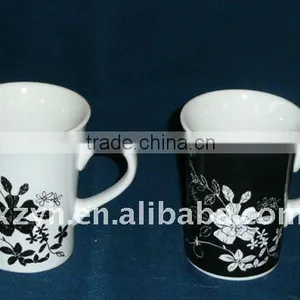 Porcelain Mug With Flower Printing thumbnail-1