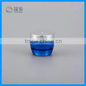 Clear Plating Cap Small Cosmetic Jar thumbnail-1