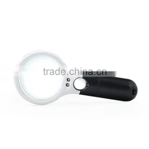 With RoHS High Quality 3LED Illuminated Inspection Magnifier thumbnail-3