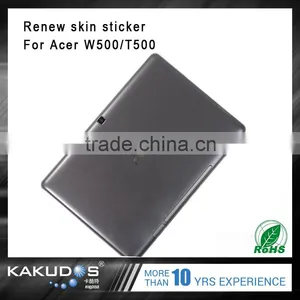 Original Color Laptop Top Panel and Palm Rest Skin Sticker for Used Acer W500,t500 thumbnail-1
