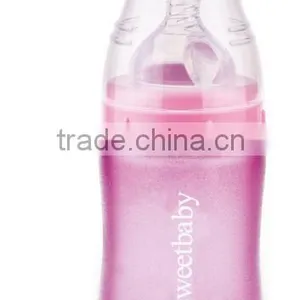 Babies Product Highborosilicate Glass Baby Bottle With Sleeve thumbnail-3