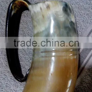 Buffalo Horn Mugs/Carving & Tankard/ thumbnail-1
