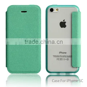 Newest Product Flip Leather Case for Iphone 5c thumbnail-4