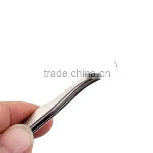 ProfessionalEyelash Extension Stainless Steel Bended Tweezer thumbnail-2