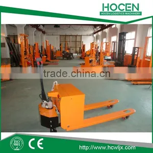 Hot-sale Small Portable Semi Powered Pallet Truck Sale thumbnail-3