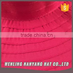 Women's Wide Brim Caps Foldable Summer Beach Sun Straw Hats thumbnail-3