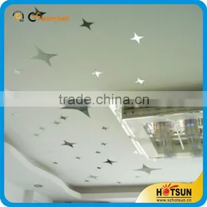 Christmas Acrylic Silvery Star Wall Sticker thumbnail-1