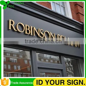 PDL Front Built Up Stainless Steel Store Name Signs thumbnail-1