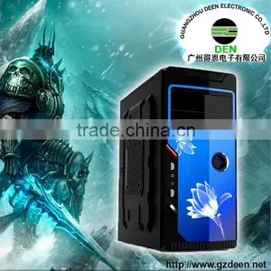 New PC View USB 3.0 ATX Mid Tower Desktop Computer Case Design Cases -blue thumbnail-1