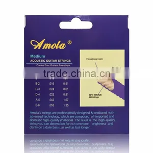 Wholesale Guitar Strings Amola A3300 Acoustic Guitar Strings Better Than Elixir Guitar Strings thumbnail-2