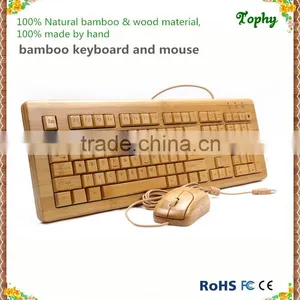 The Fashionable and Best Wooden Keyboard and Mouse, Latest Wired Bamboo Keyboard and Mouse thumbnail-1
