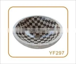 Cheap Natural Stone Polished Grey Granite Bathroom Wash Basin thumbnail-2