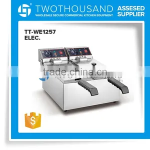 Gas Chip Fryer - 2 Baskets, 11 Liters, 35490 BTU, TT-WE268C thumbnail-4
