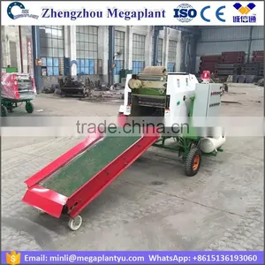 Factory Supply Full Automatic Silage Alfalfa and Sawdust Baler Packing Machine Price thumbnail-4