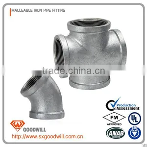 Cross Beaded Equal 90 Degree Malleable Iron Fittings thumbnail-5