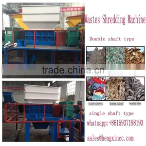 Industrial Scrap Plastic and Rubber Shredding Machine in Low Price thumbnail-1