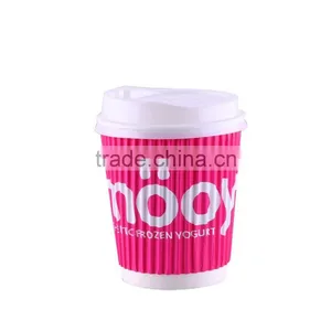 AAAAA Quality Biodegradable Disposable Bulk Paper Coffee Cups With Logo thumbnail-4
