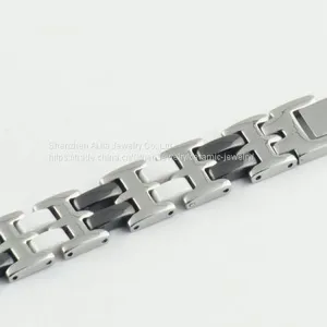 CZ Stones Inlay And Ceramic Bracelet Jewelry Unisex / Women thumbnail-2