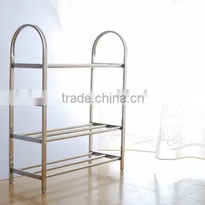 Stainless Steel 4 Tiers Shoes Storage Rack thumbnail-2