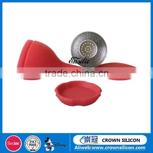 Hot Sale New Design Leaf Shape Silicone Tea Infuser thumbnail-2