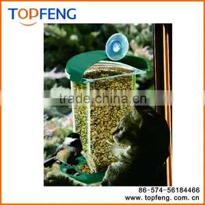 Window Bird Feeder, Suction Cup Attaches to Window so Watching Birds is Fun, Best Feeder for Small Wild Backyard Birds thumbnail-3