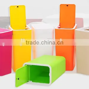 Colorful Rectangel Press Trash Bin Garbage Bin thumbnail-1