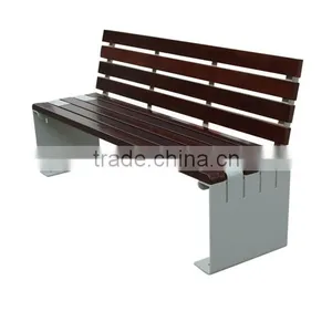 Modern Outdoor Furniture,Wooden Long Bench In Park thumbnail-2