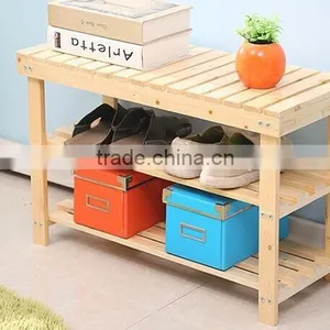 Simple Wooden Shoe Rack thumbnail-1
