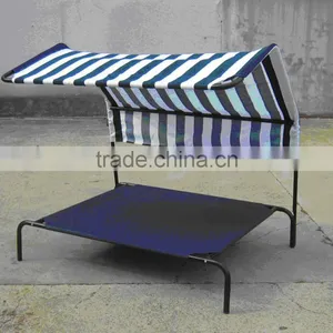 Metal Frame Outdoor Dog Bed With Cover thumbnail-1