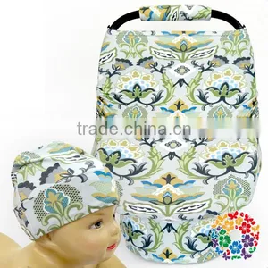 Wholesale Stretchy Baby Car Seat Cover Multi-use Nursing Cover Shipping Cart Cover thumbnail-5