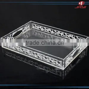 Low Cost Small Cube Acrlyic Square Acrylic Serving Tray Serving thumbnail-3