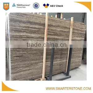 China Factory Direct Supply Vein Cut Silver Travertine thumbnail-1
