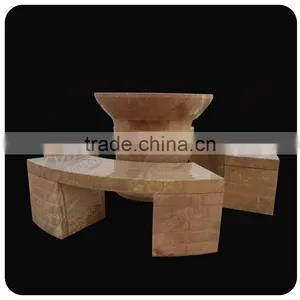 Hot Sale Marble Bench for Decoration VBC--001 thumbnail-6